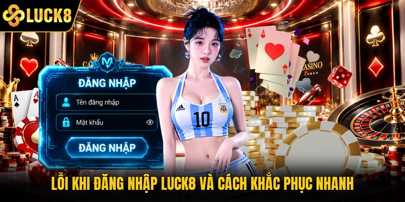 Lỗi khi đăng nhập Luck8 và cách khắc phục nhanh